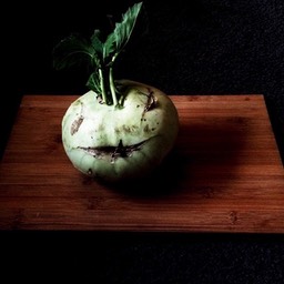 #Kohlrabi and #Gorgonzola #gratin and #ISeeFaces