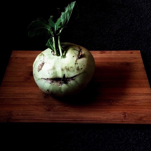 #Kohlrabi and #Gorgonzola #gratin and #ISeeFaces