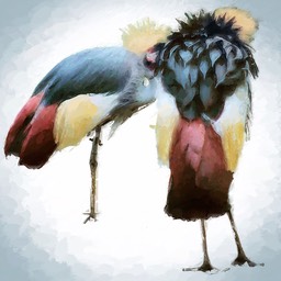 kroonkraanvogels