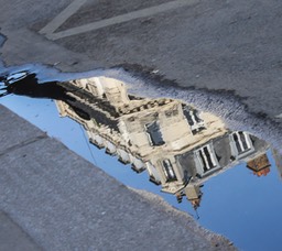 Paris in a puddle
