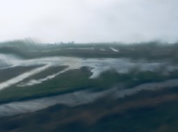 Rain from the train